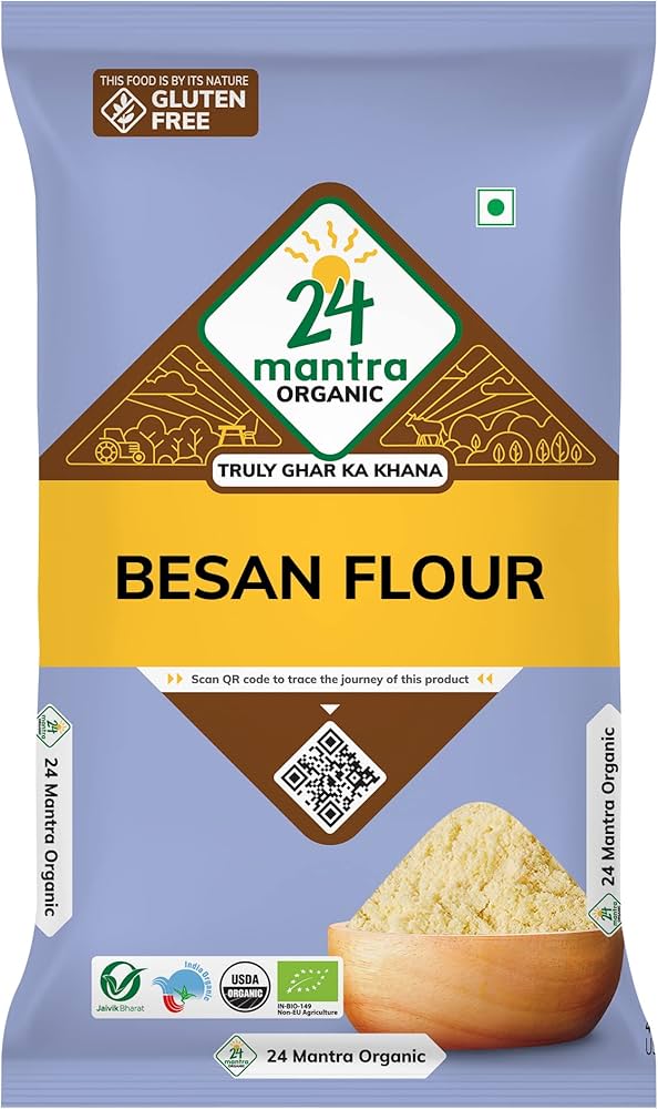 24 Mantra Organic Besan / Gram Flour-Lbs : 2 - www.foodworldmd.com