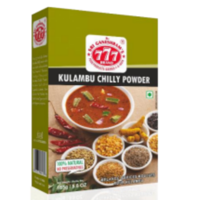 777 Kulambu Chilly Powder-Gms : 165 - www.foodworldmd.com