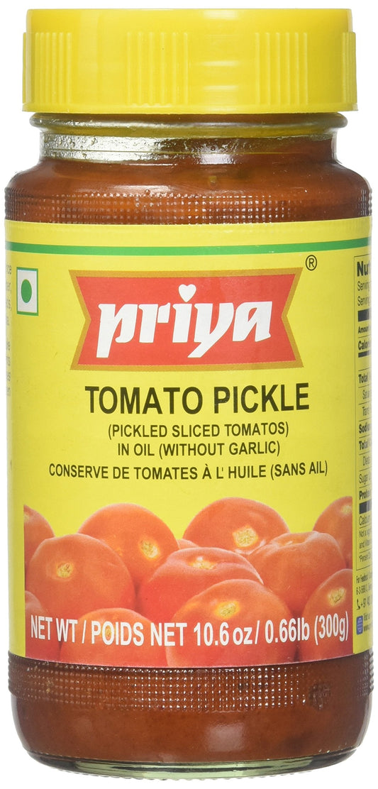 Priya Tomato Pickle-Gms : 300 - www.foodworldmd.com