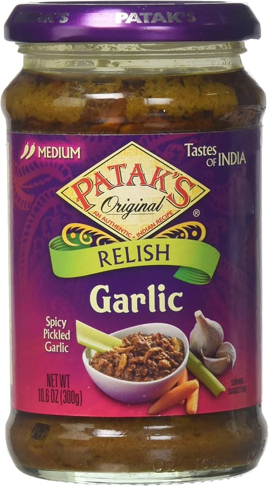 Patak Garlic Relish-Gms : 283 - www.foodworldmd.com