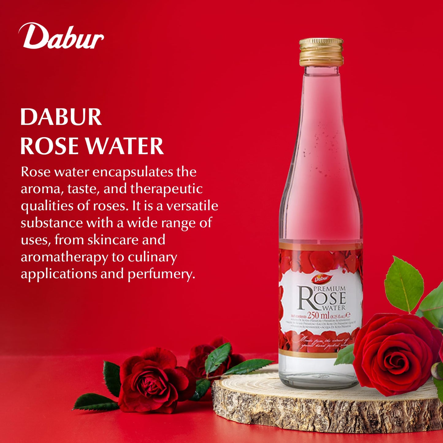 Dabur Rose Water-Ml : 250 - www.foodworldmd.com