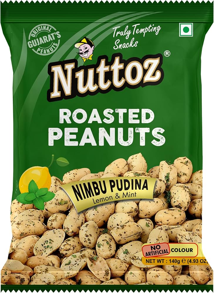 Nuttoz Roast Nimbu Pudina Chana-Gms : 150 - www.foodworldmd.com