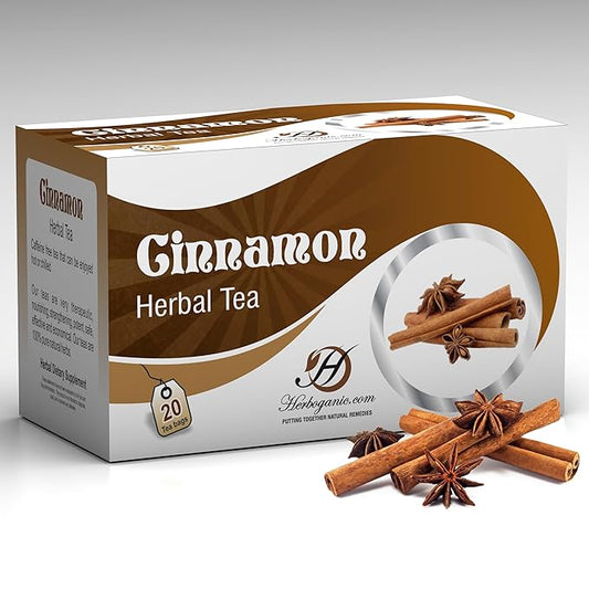 Herboganic Cinnamon Tea Bags-Gms : 75 - www.foodworldmd.com