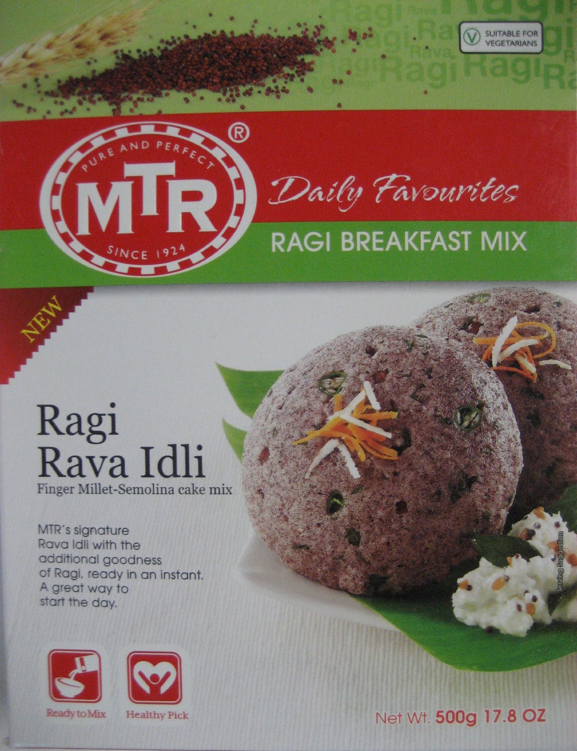 MTR Ragi Rava Idli Mix-Gms : 500 - www.foodworldmd.com