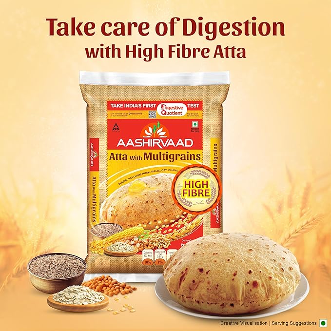 Aashirvaad Multigrain Flour-Lbs : 20 - www.foodworldmd.com