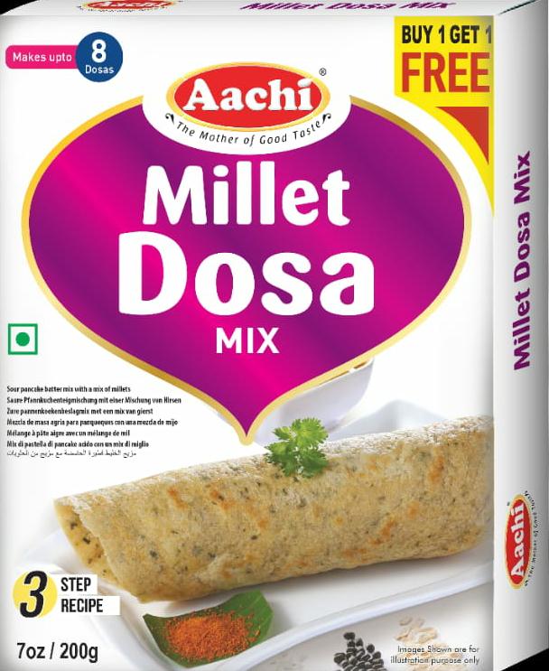 Aachi Millet Dosa Mix-Gms : 200 (Buy 1 Get 1 Free) - www.foodworldmd.com