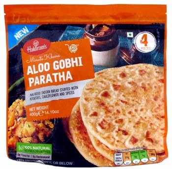 Haldirams Aloo Gobhi Paratha-Gms : 400 - www.foodworldmd.com