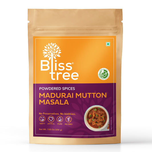 Bliss Tree Madurai Mutton Masala-Gms : 200 - www.foodworldmd.com