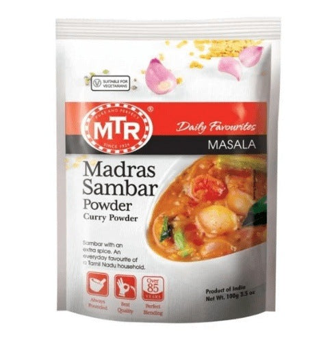 MTR Madras Sambar Powder-Gms : 100 - www.foodworldmd.com