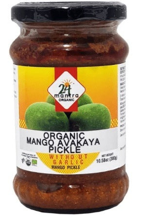 24 Mantra Organic Mango Avakaya Pickle-Gms : 300 - www.foodworldmd.com