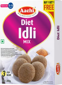 Aachi Diet Idli Mix (Buy 1 Get 1 Free)-Gms : 200 - www.foodworldmd.com