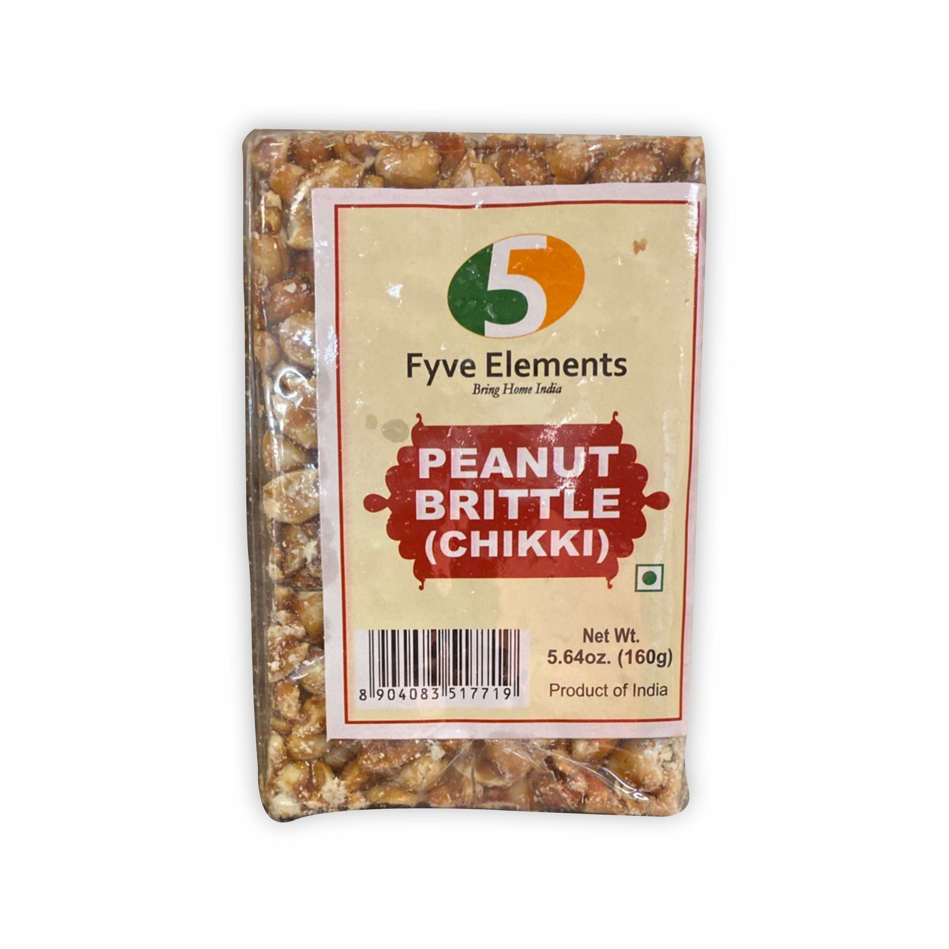 Fyve Elements Peanut Brittle-Gms : 160 - www.foodworldmd.com