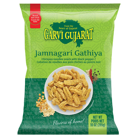 Garvi Gujarat Jamnagari Gathiya-Gms : 285 - www.foodworldmd.com