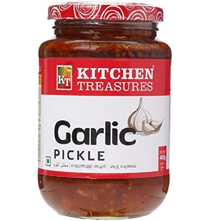 Kitchen Treasure Garlic Pickle-Gms : 400 - www.foodworldmd.com