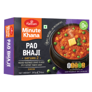 Haldirams Pao Bhaji-Gms : 283 - www.foodworldmd.com