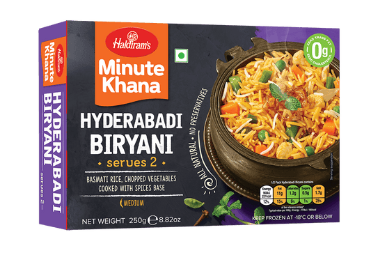 Haldirams Hyderabadi Biryani-Gms : 250 - www.foodworldmd.com