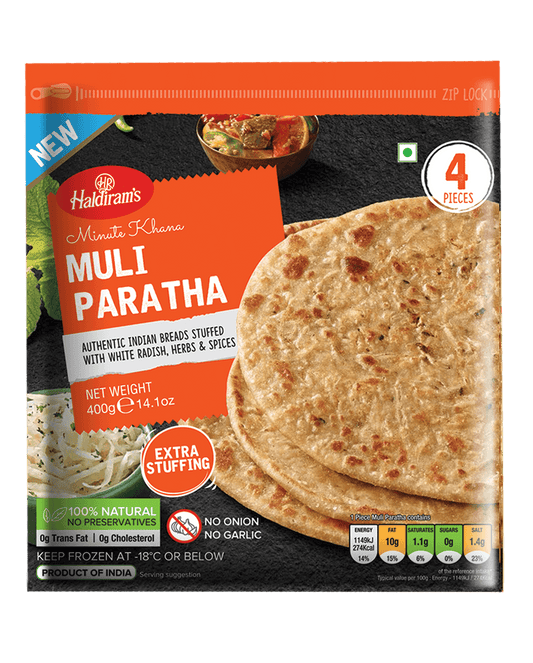 Haldirams Muli Paratha-Gms : 400 - www.foodworldmd.com