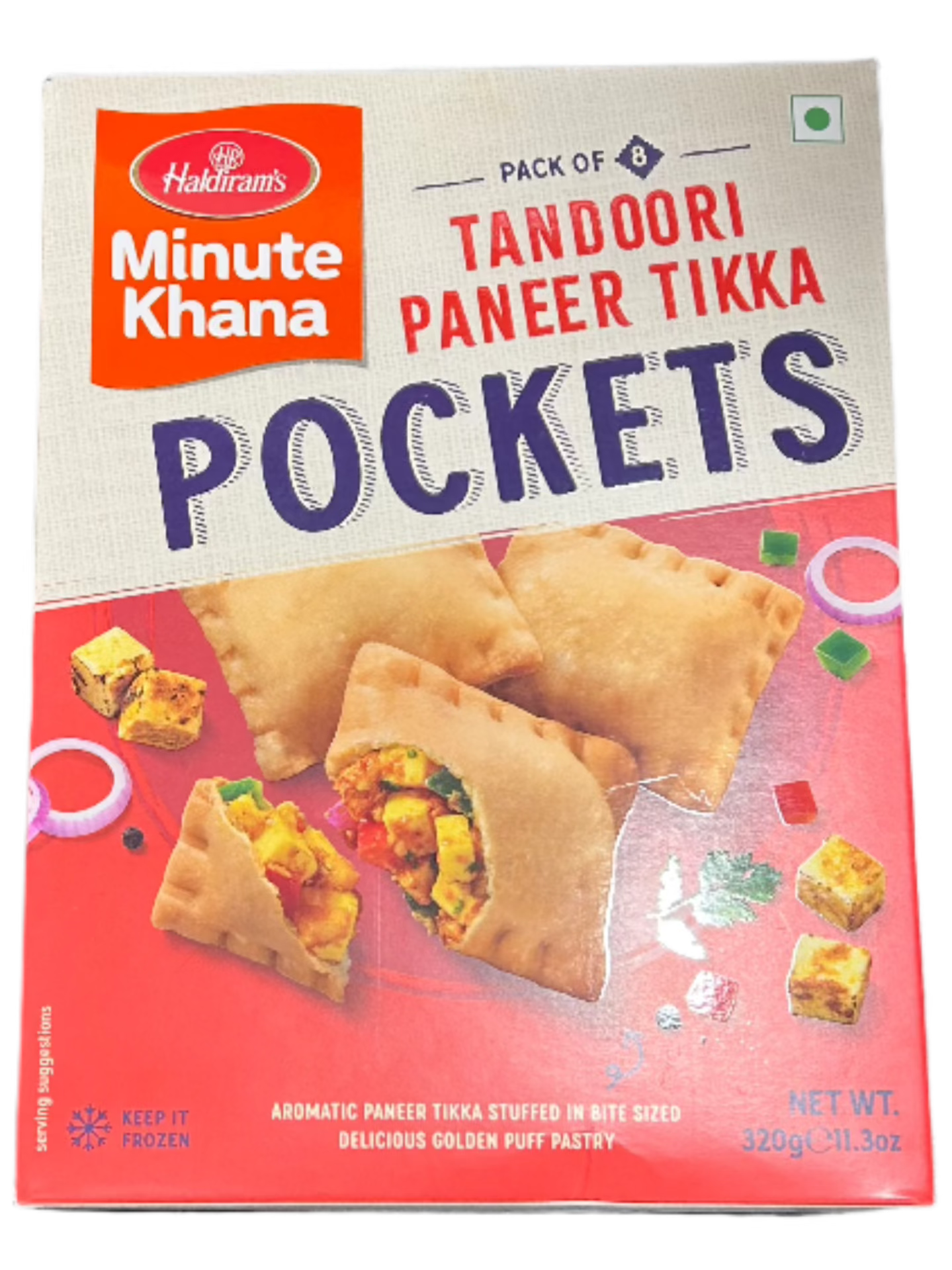 Haldirams Tandoori Paneer Tikka Pockets-Gms : 320 - www.foodworldmd.com