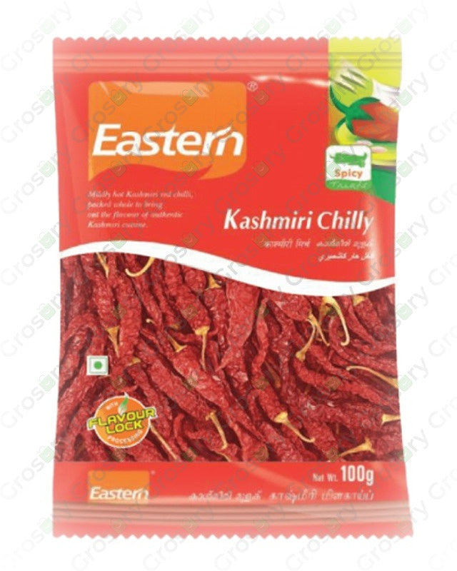 Eastern Kashmiri Chilli Whole-Gms : 400 - www.foodworldmd.com