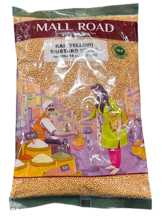 Mall Road Yellow Mustard Seeds-Gms : 400 - www.foodworldmd.com