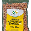 Fyve Elements Raw Peanuts-Lbs : 3.5 - www.foodworldmd.com