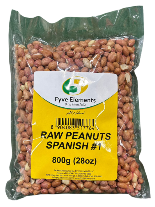 Fyve Elements Raw Peanuts-Lbs : 3.5 - www.foodworldmd.com