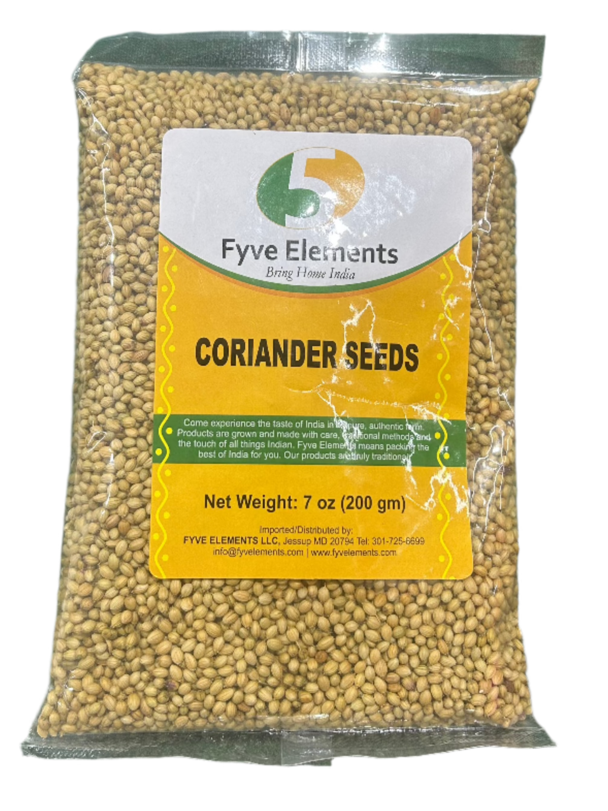 Fyve Elements Coriander Seeds-Oz : 7 - www.foodworldmd.com