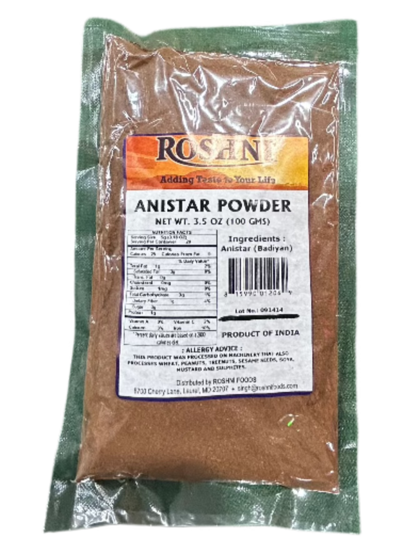 Roshini Anistar Powder-Gms : 100 - www.foodworldmd.com