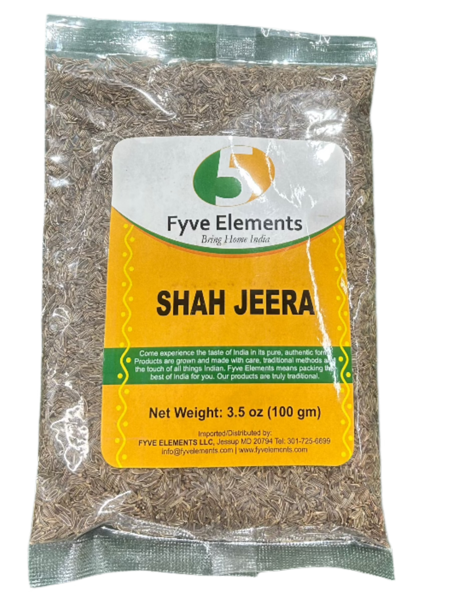 Fyve Elements Shah Jeera-Gms : 100 - www.foodworldmd.com