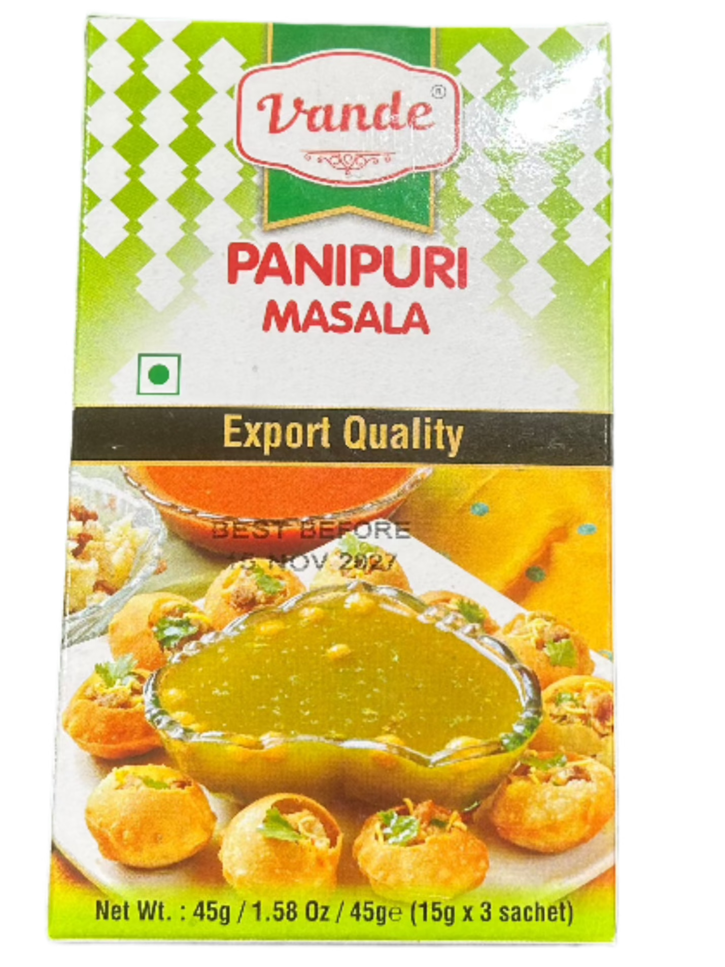 Vande Panipuri Masala-Gms : 45 - www.foodworldmd.com