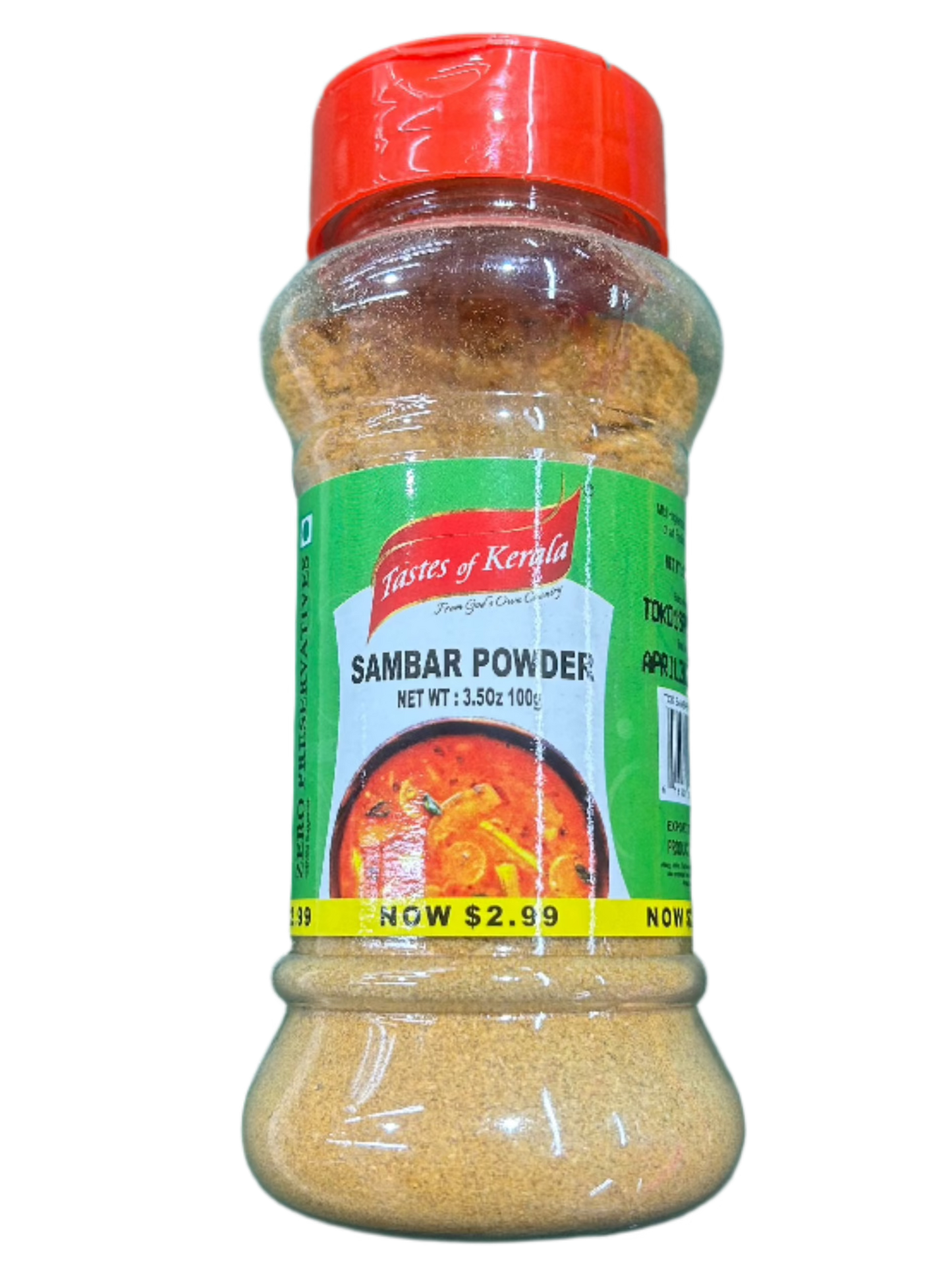 Taste Of Kerala Sambar Powder-Gms : 100 - www.foodworldmd.com