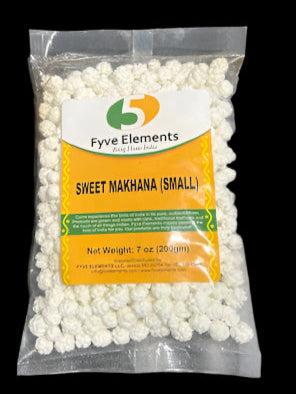 Fyve Elements Sweet Makhana-Gms : 200 - www.foodworldmd.com