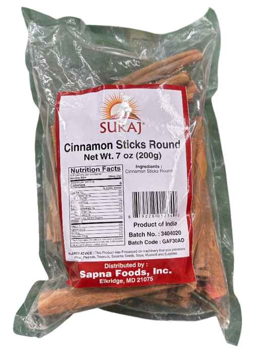 Suraj Cinnamon Sticks-Gms : 200 - www.foodworldmd.com