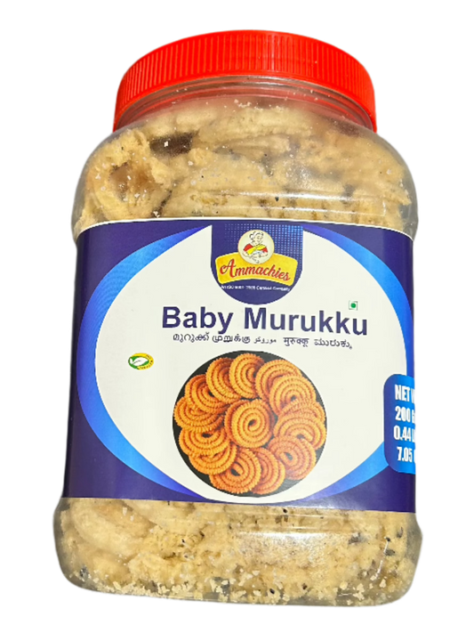 Ammachies Baby Murukku-Gms : 200 - www.foodworldmd.com