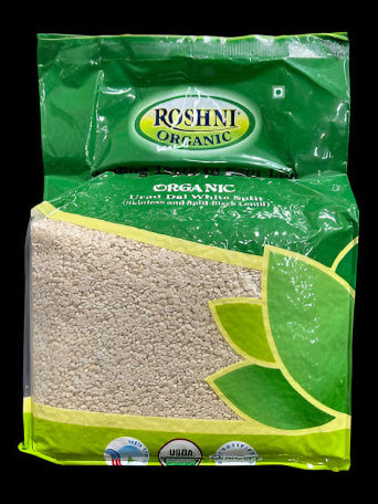 Roshini Organic Urad White Split-Lbs : 3.64 - www.foodworldmd.com