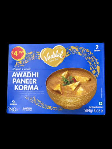 Vadilal Awadhi Paneer Korma-Gms : 284 - www.foodworldmd.com