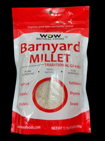 WOW Barnyard Millet-Gms : 500 - www.foodworldmd.com