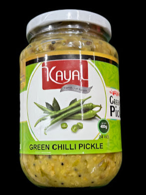 Kayal Green Chilli Pickle-Gms : 400 - www.foodworldmd.com