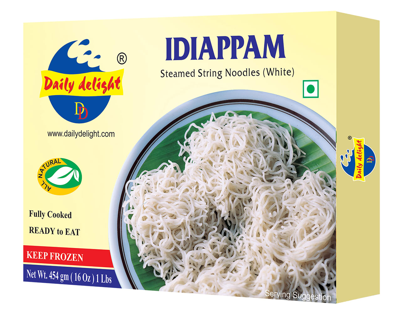 Daily Delight Idiappam White-Lbs : 1 - www.foodworldmd.com