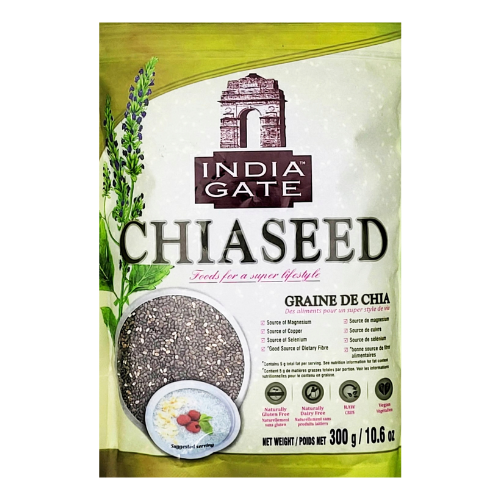 India Gate Chia Seeds-Gms : 300 - www.foodworldmd.com