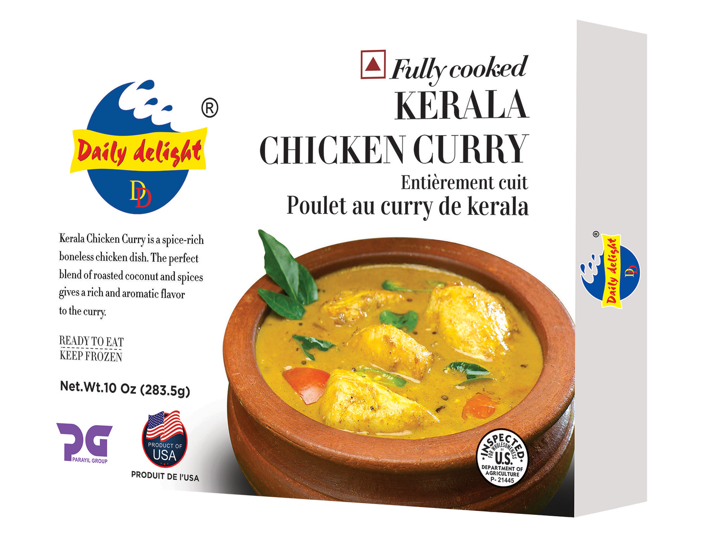 Daily Delight Kerala Chicken Curry-Gms : 282 - www.foodworldmd.com