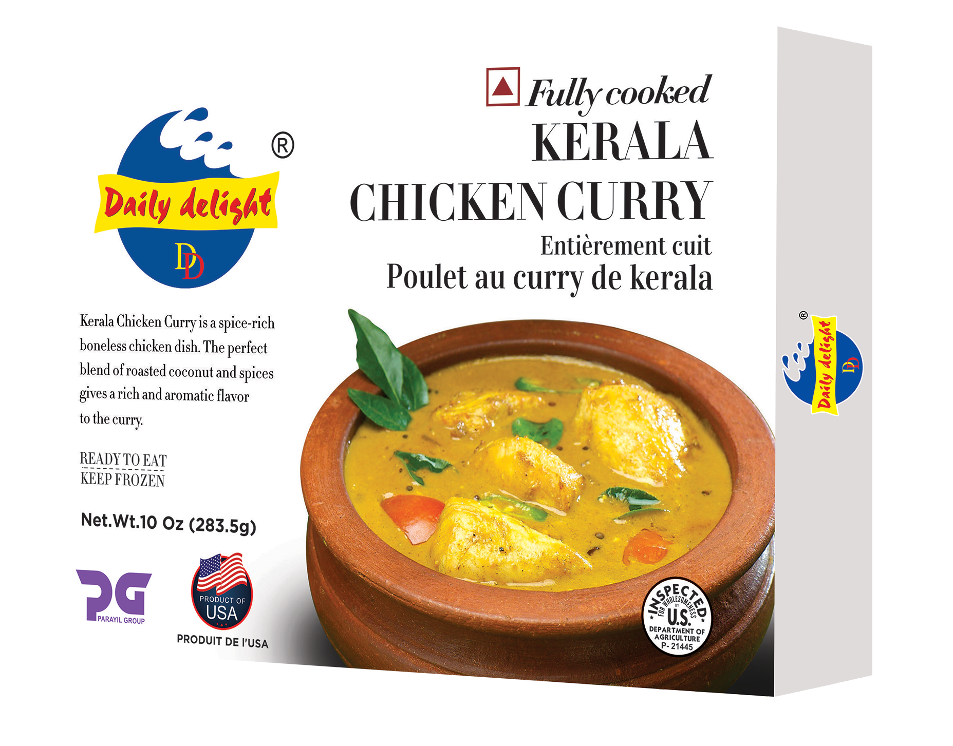 Daily Delight Kerala Chicken Curry-Gms : 282 - www.foodworldmd.com