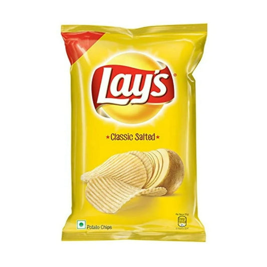 Lays Classic Salted Chips-Gms : 52 - www.foodworldmd.com