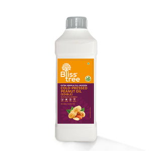 Bliss Tree Wood Cold Pressed Peanut Oil-Ltr : 1 - www.foodworldmd.com