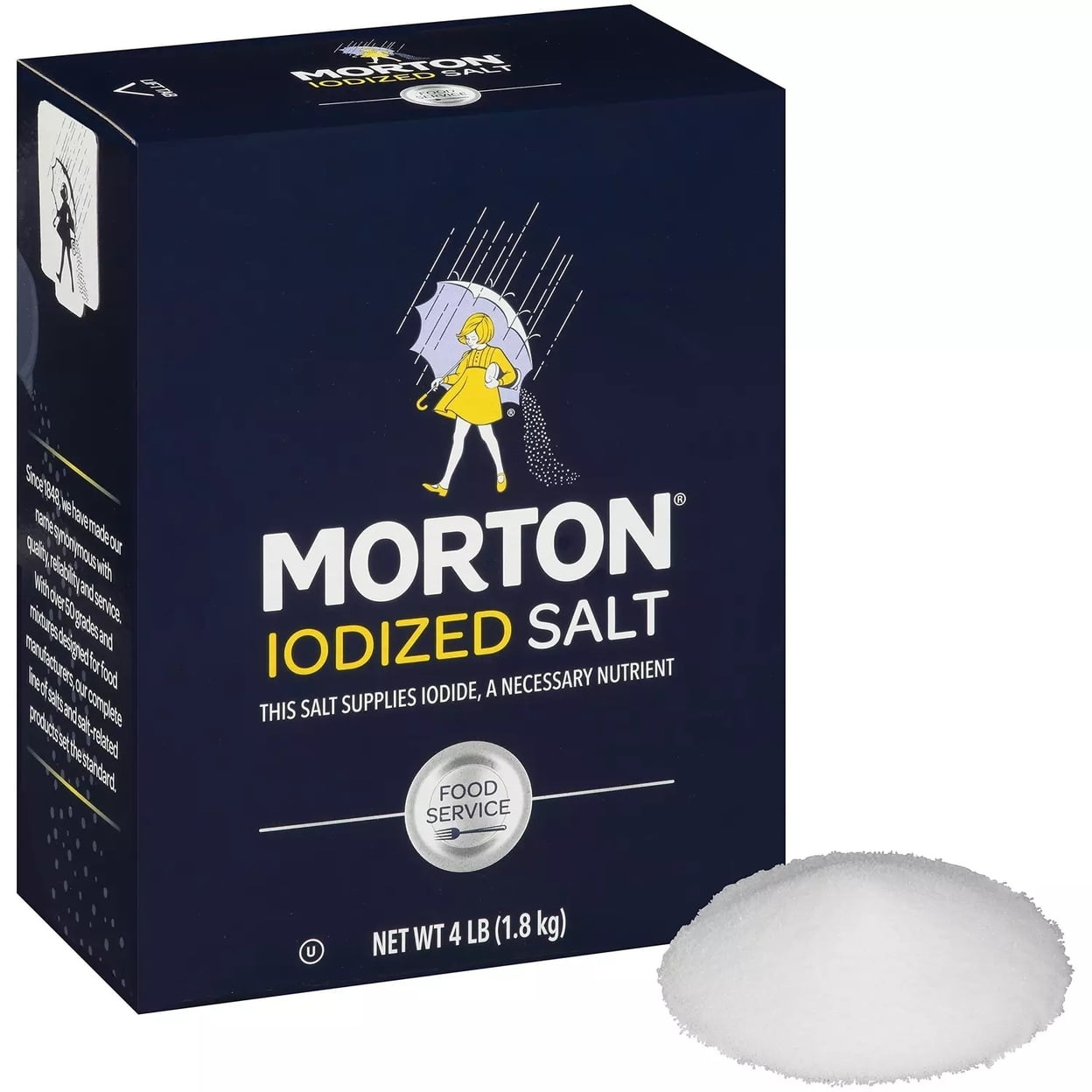 Morton Iodized Salt-Lbs : 4 - www.foodworldmd.com