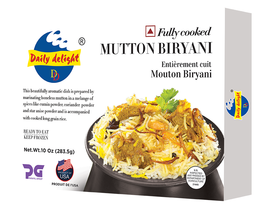 Daily Delight Mutton Biryani-Gms : 284 - www.foodworldmd.com