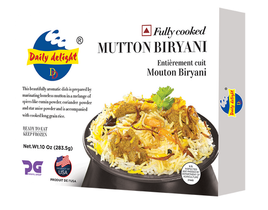 Daily Delight Mutton Biryani-Gms : 284 - www.foodworldmd.com