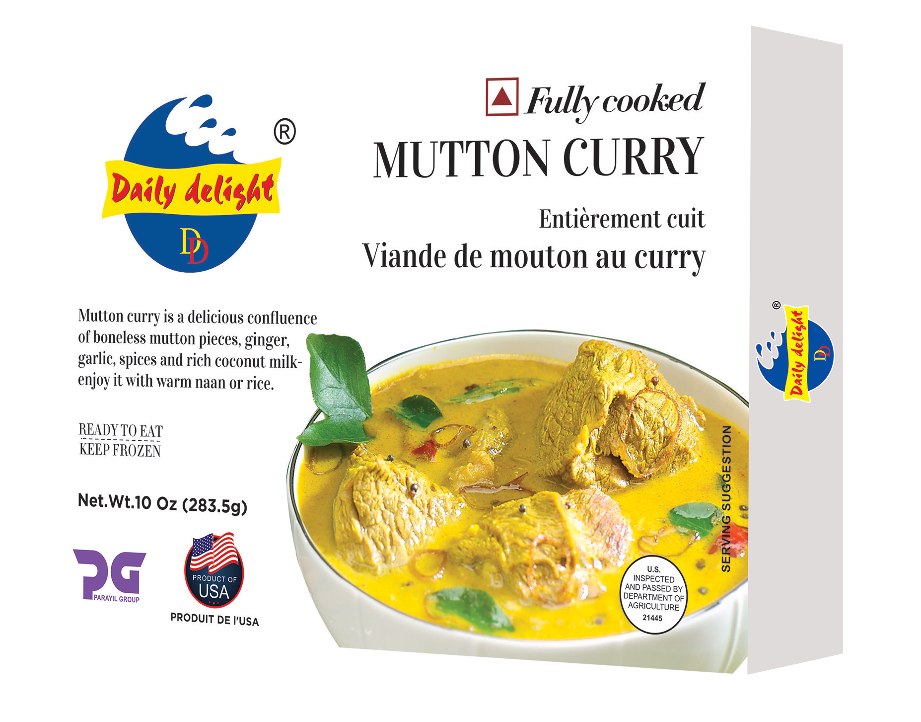 Daily Delight Mutton Curry-Gms : 283.5 - www.foodworldmd.com