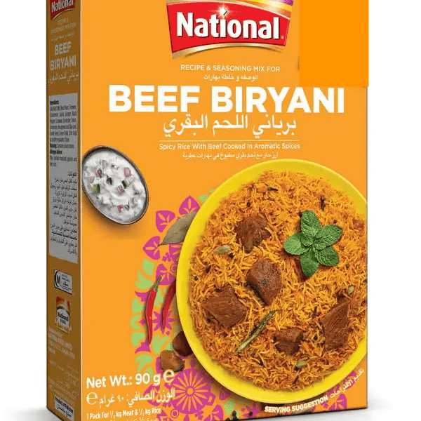 National Beef Biryani Masala-Gms : 39 - www.foodworldmd.com