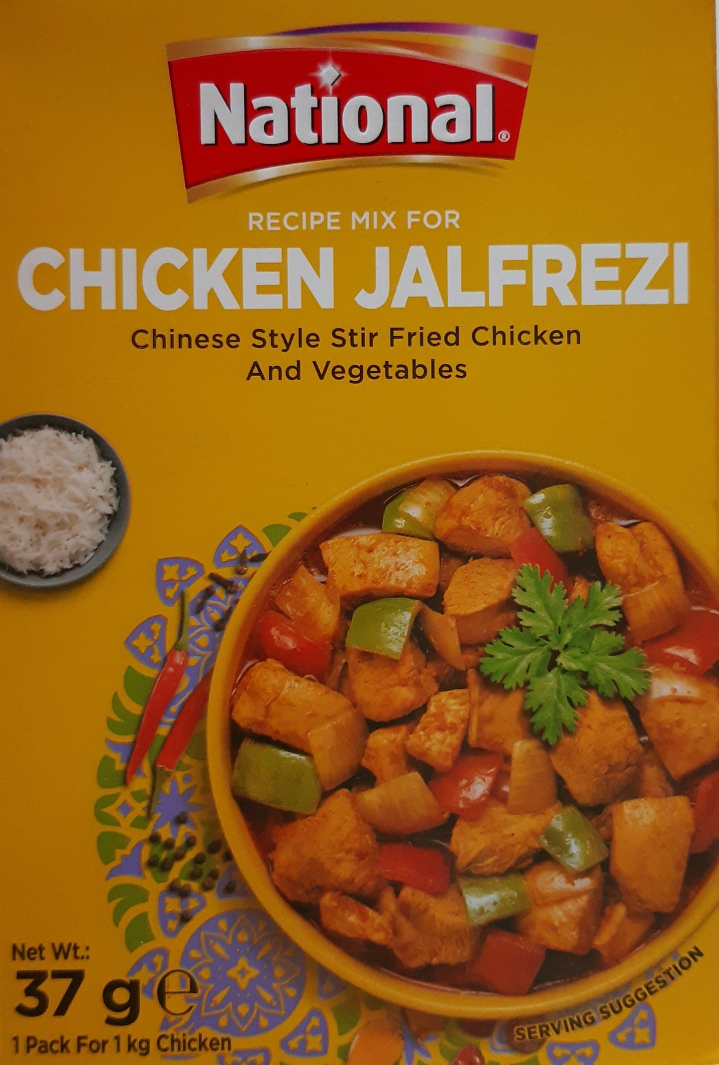 National Chicken Jalfrezi Masala-Gms : 37 - www.foodworldmd.com